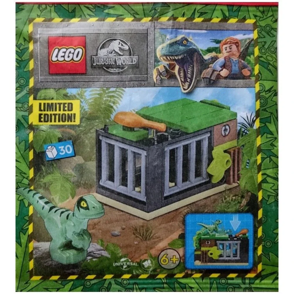 LEGO Jurassic World Raptor with Trap Paper Bag 122330 (SEALED) - Picture 1 of 1